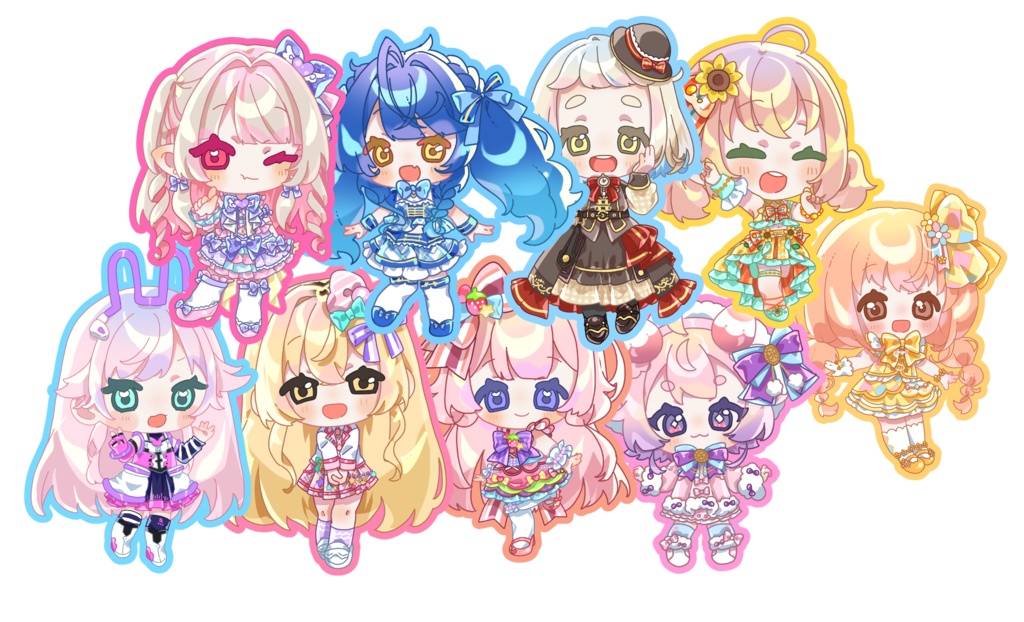 【非公式】ステッカー9種セット