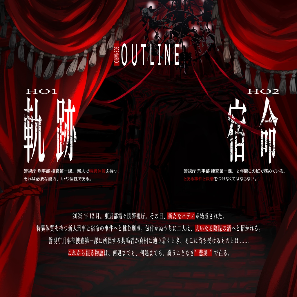 エモクロアTRPGシナリオ『REDRIP』