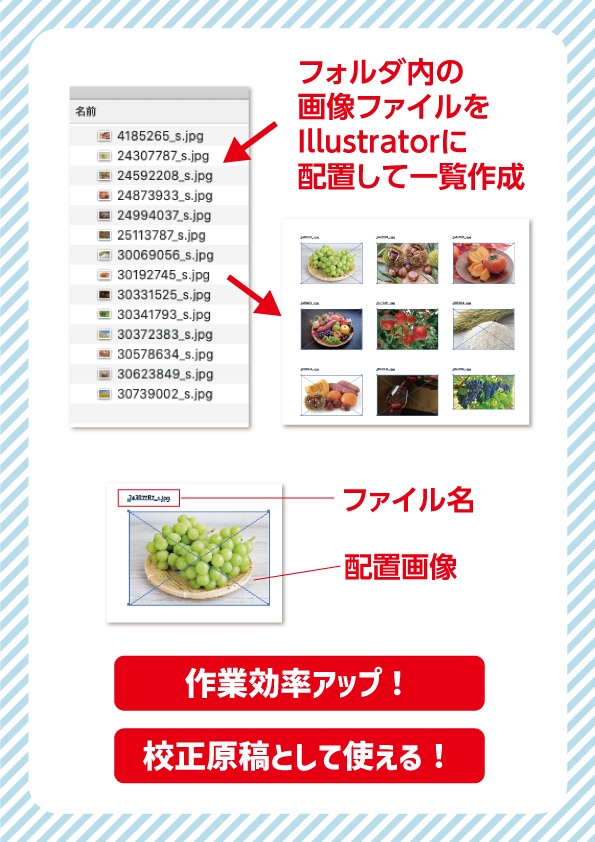 【仕事で使える!】フォルダ内の画像ファイル一覧作成