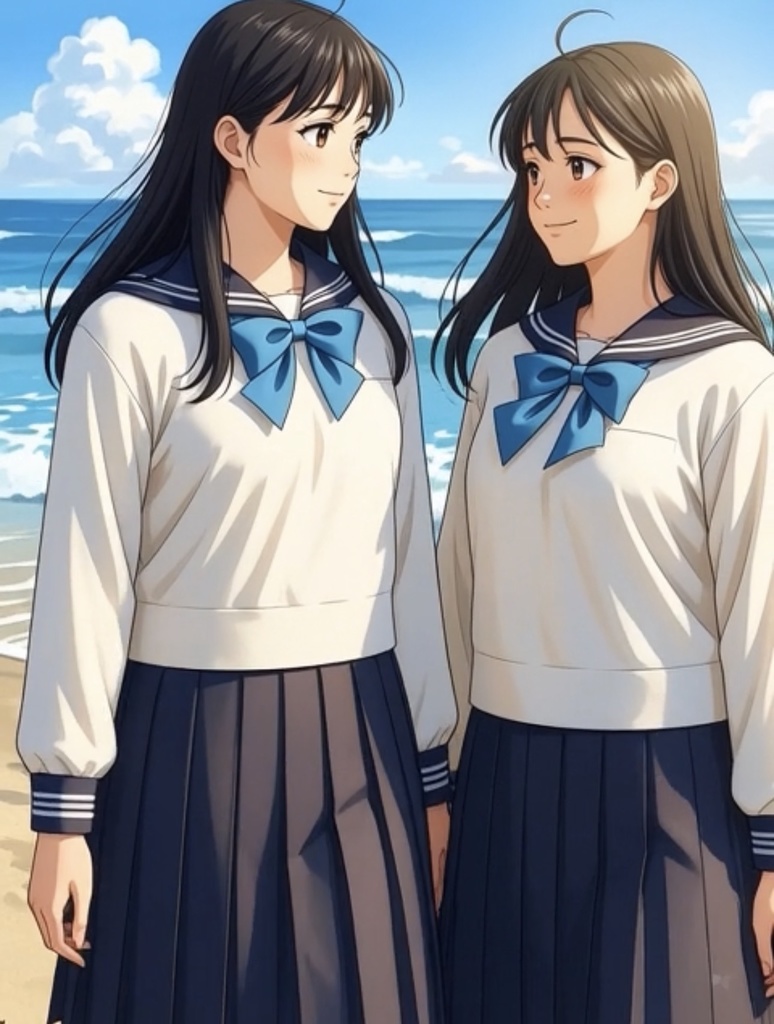 しゅらりLJK、海での思い出💕