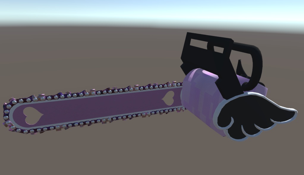 【VRChat想定】チェーンソー