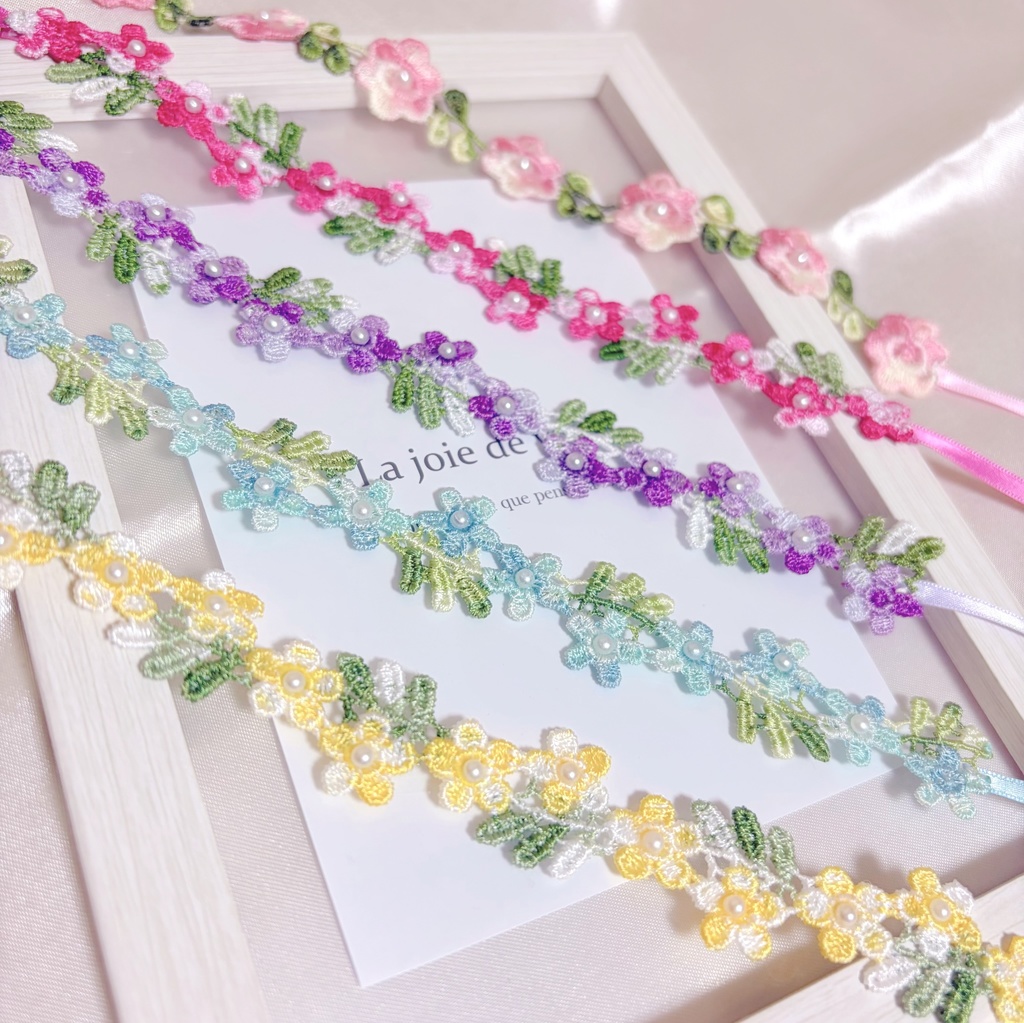 妖精さんの花かんむり