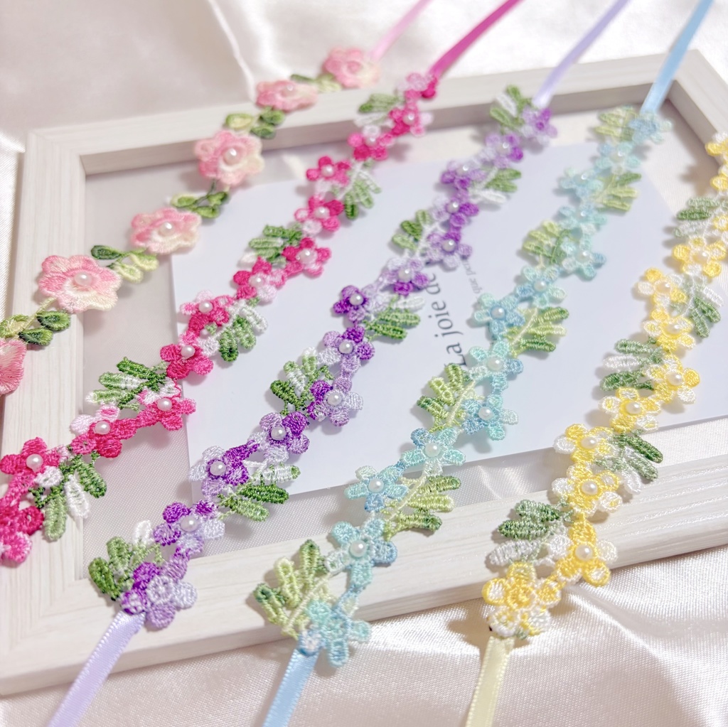 妖精さんの花かんむり