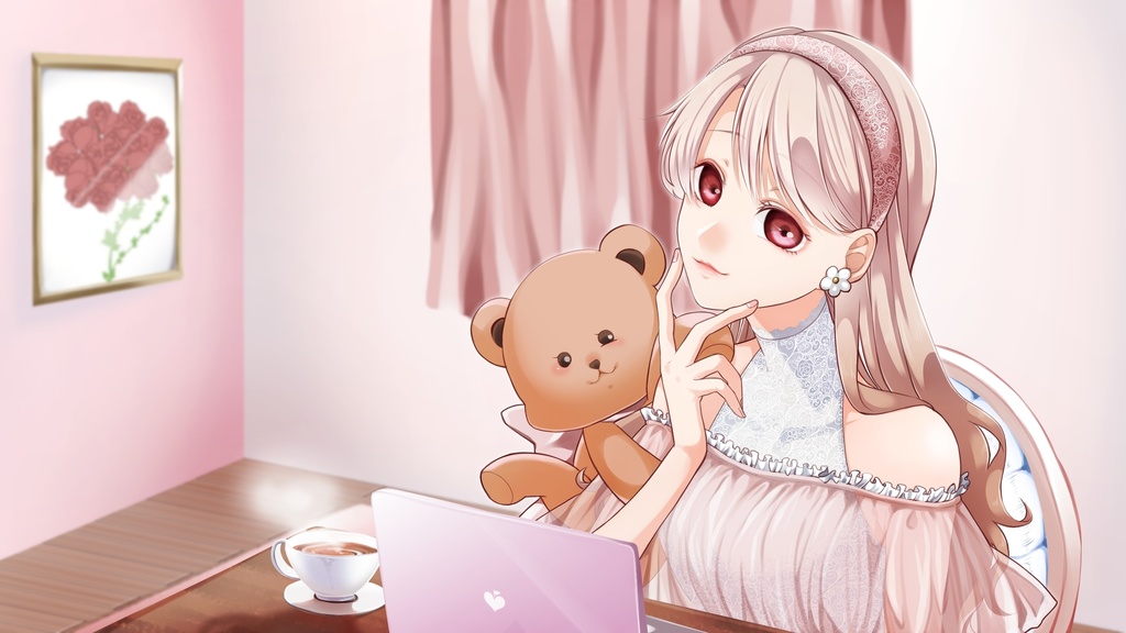 【二次受付】【受注生産】みる 4周年記念 初期イラストアクリルスタンド 