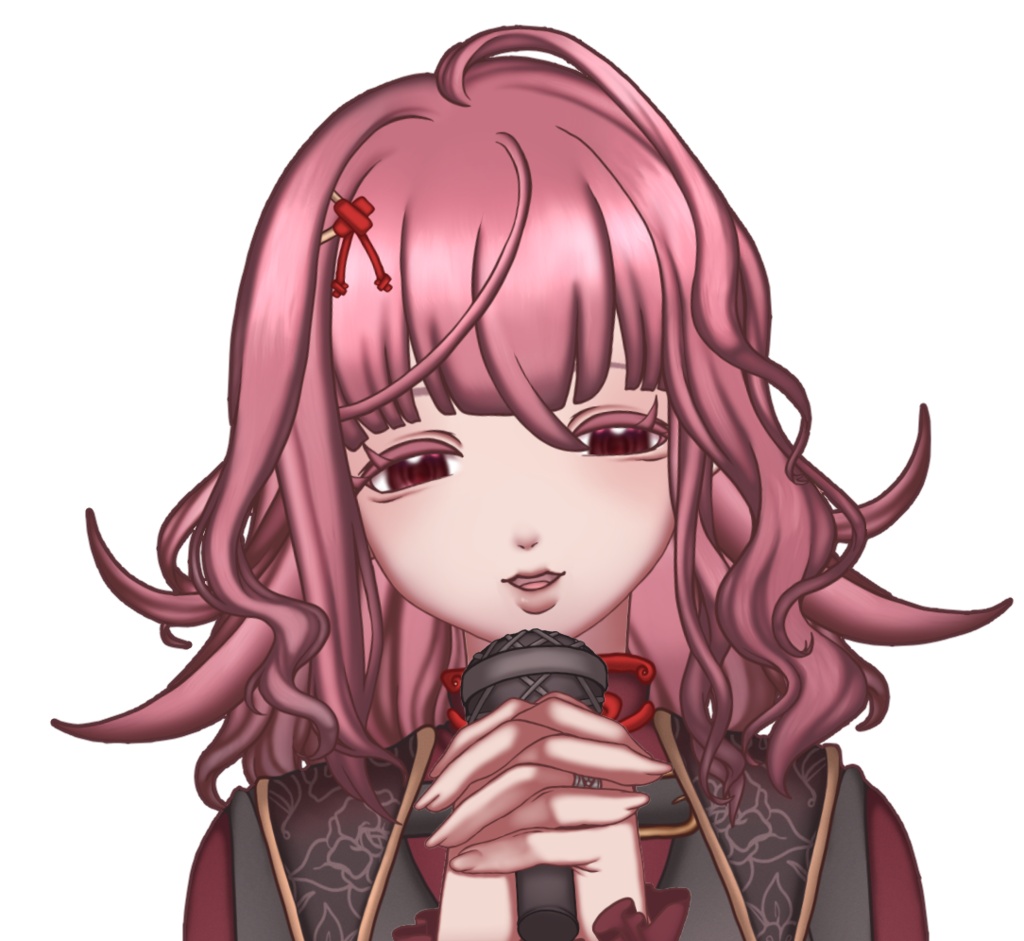 Vtuber手スタンプパック Vtuber Microphone Holding Hand Sticker Pack!