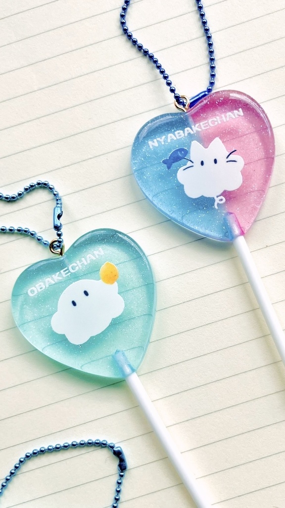 ペロペロキャンディーキーホルダー