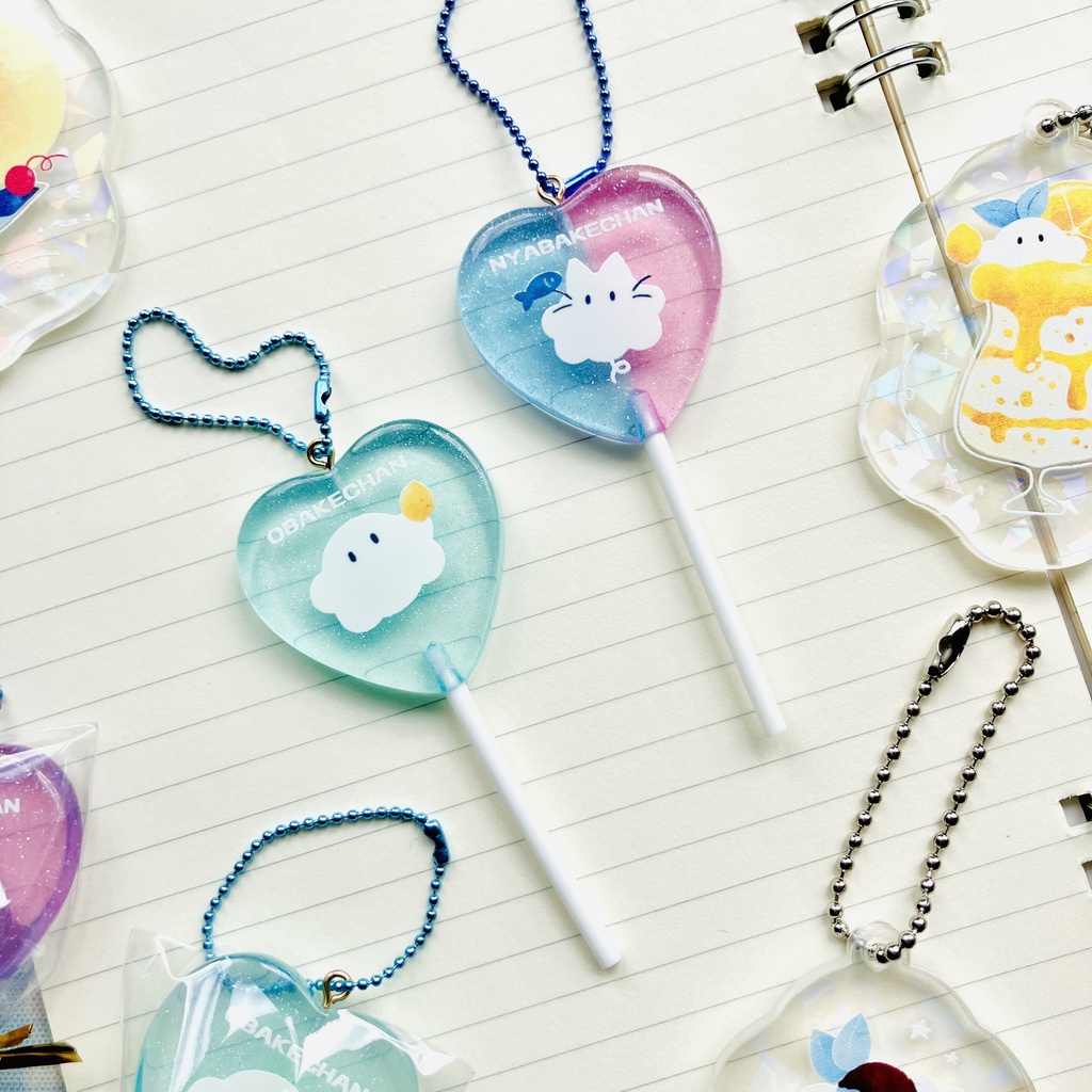 ペロペロキャンディーキーホルダー