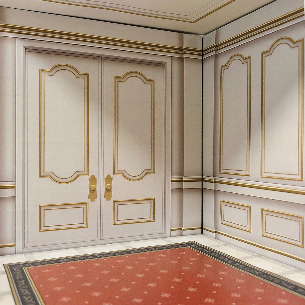 洋館|プリント背景セット