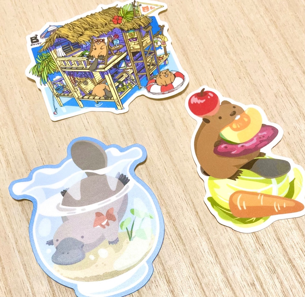 動物ステッカー