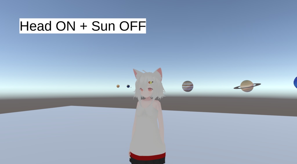 動く太陽系ヘイロー/イヤリング プラネタリウム機能付き