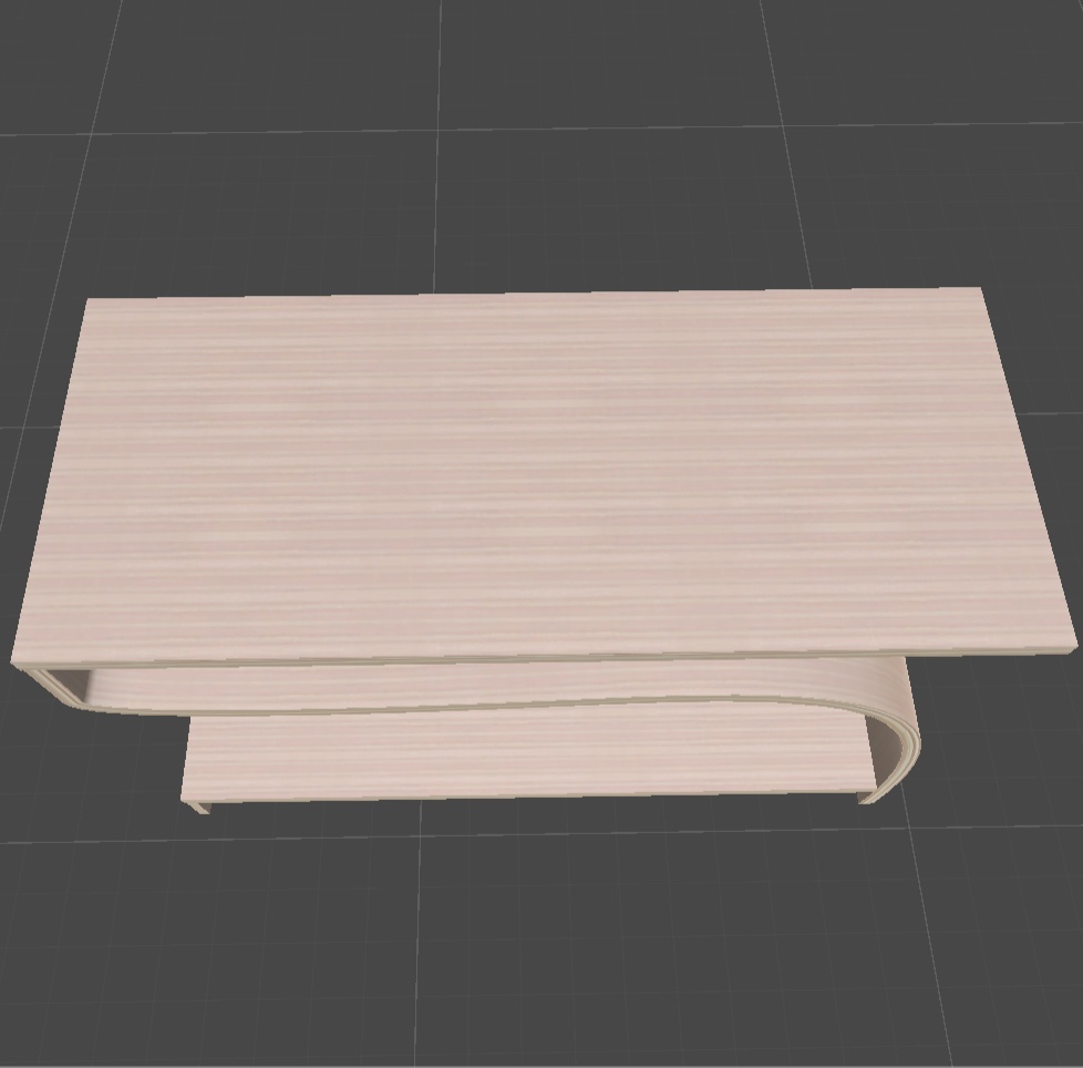 〔3Dモデル〕Z型テーブル