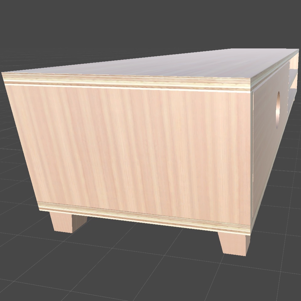 〔3Dモデル〕テレビラック