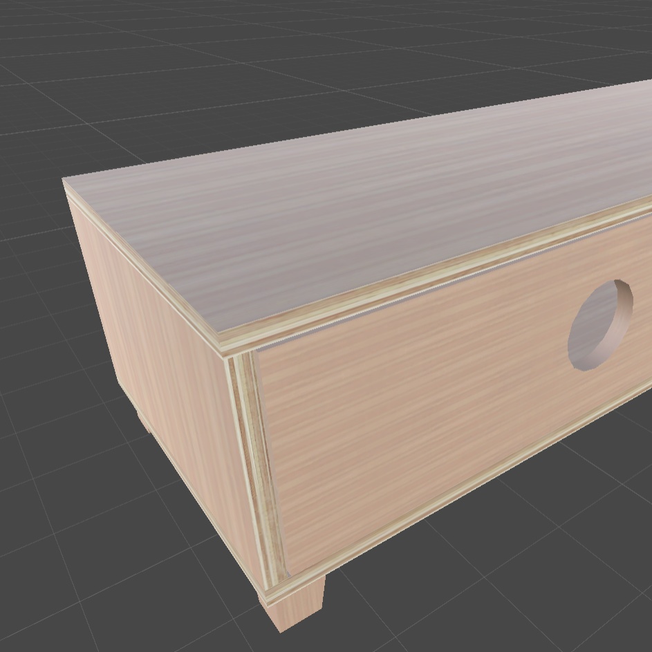 〔3Dモデル〕テレビラック