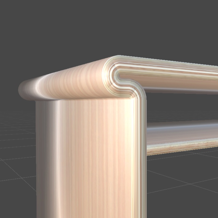 〔3Dモデル〕A型テーブル