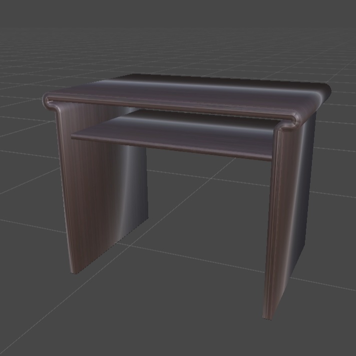 〔3Dモデル〕A型テーブル