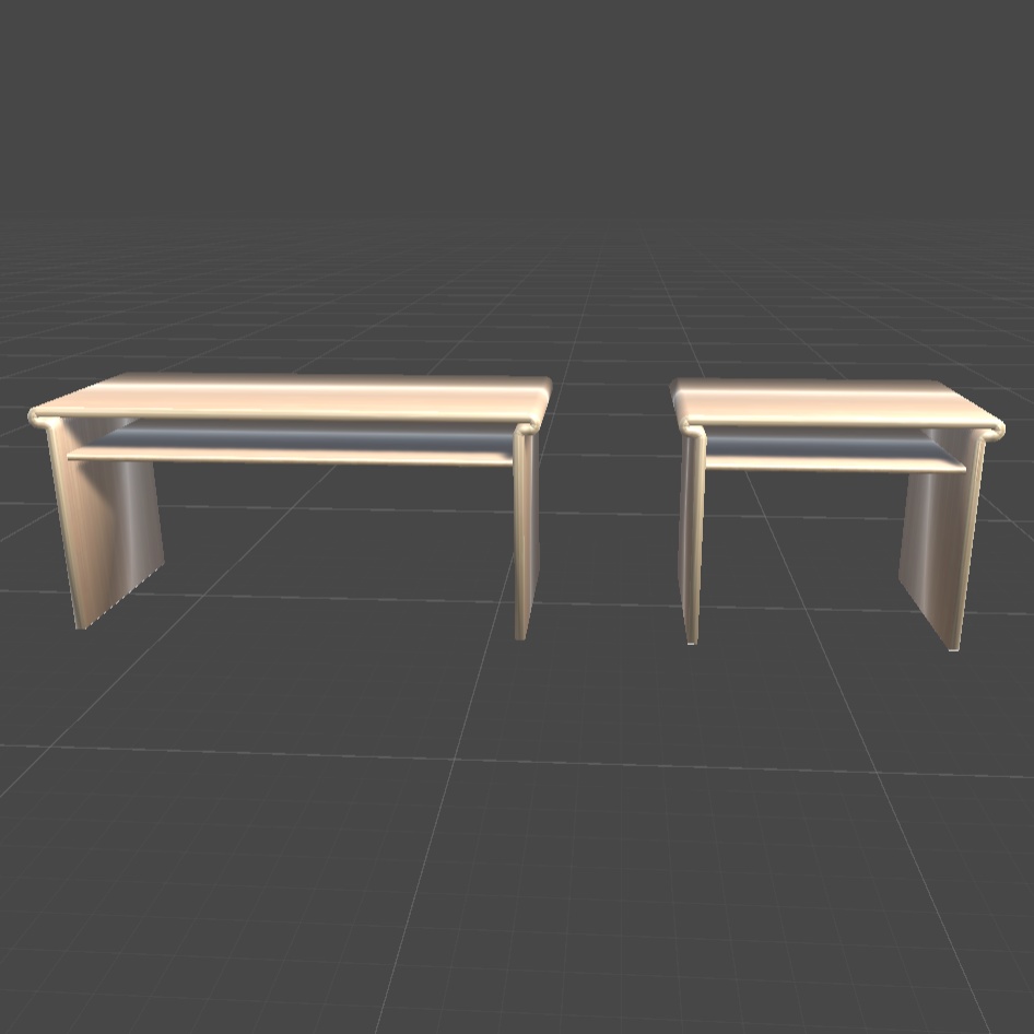 〔3Dモデル〕A型テーブル