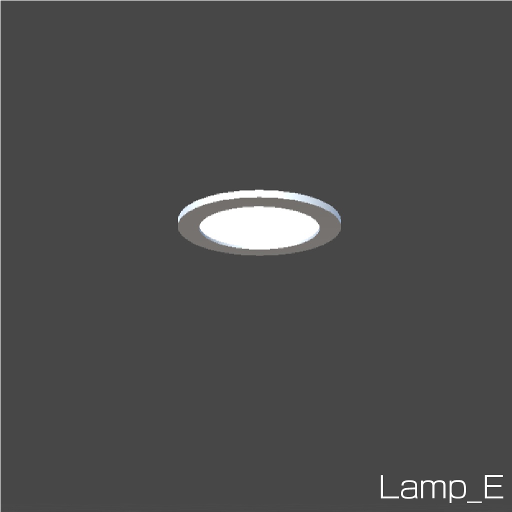 〔3Dモデル〕照明機器9点セット