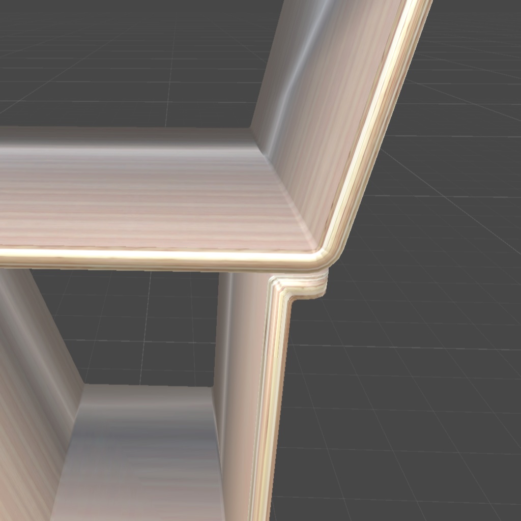 〔3Dモデル〕b型チェア