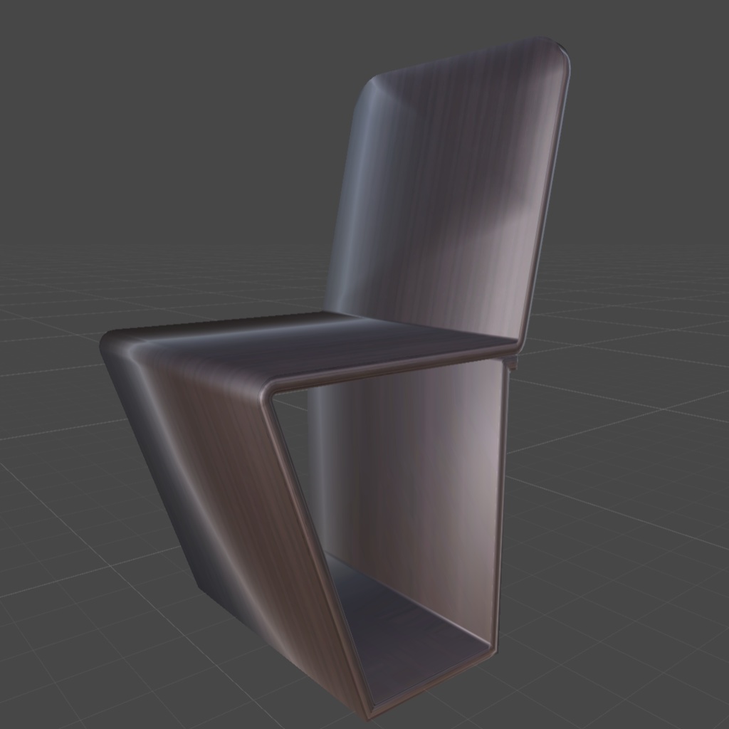 〔3Dモデル〕b型チェア