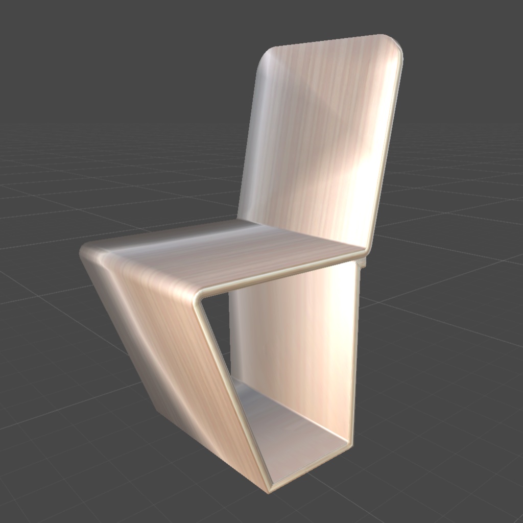 〔3Dモデル〕b型チェア