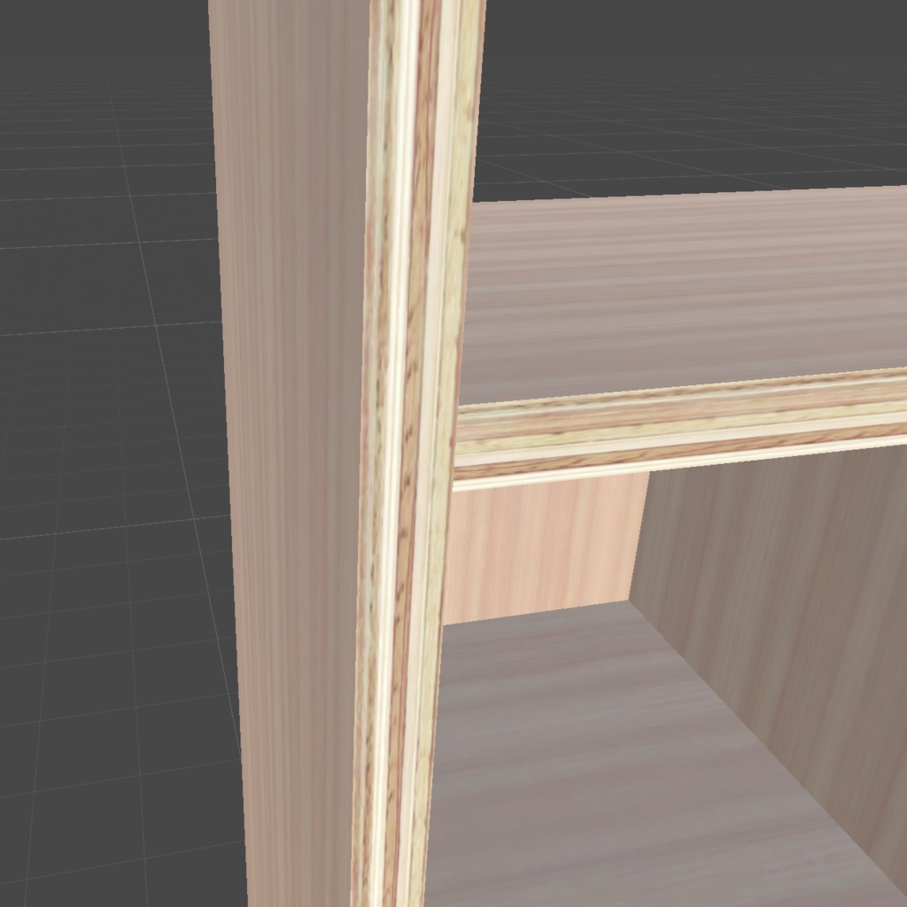 〔3Dモデル〕オープン収納(オープンシェルフ)