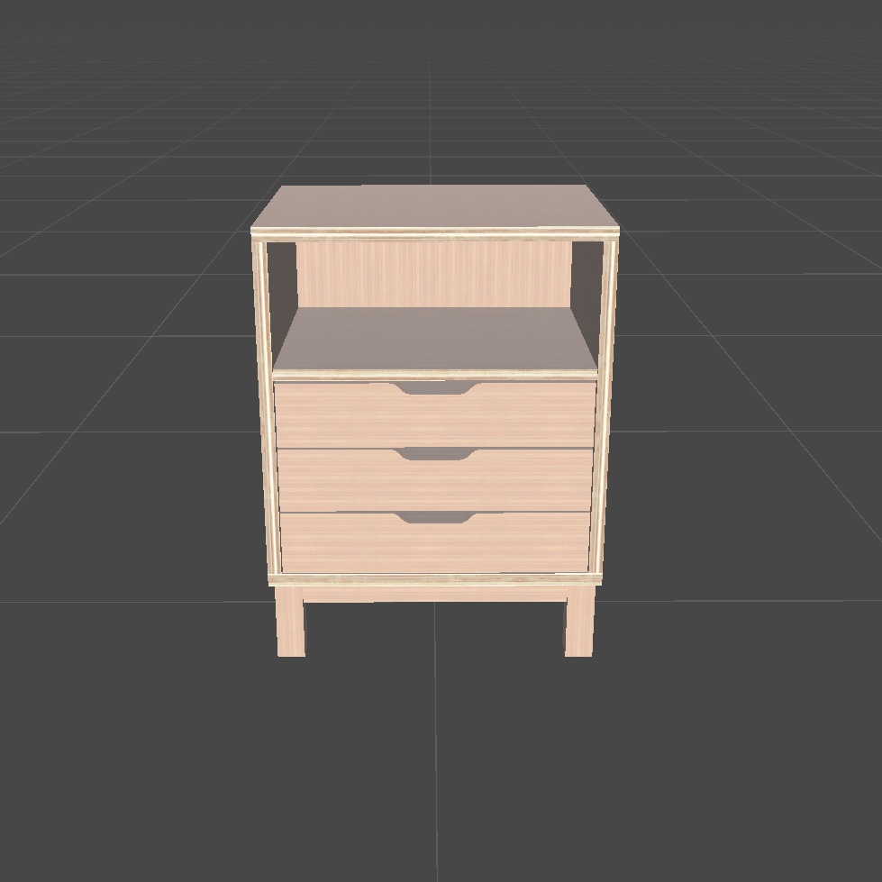 〔3Dモデル〕リビング家具セットB