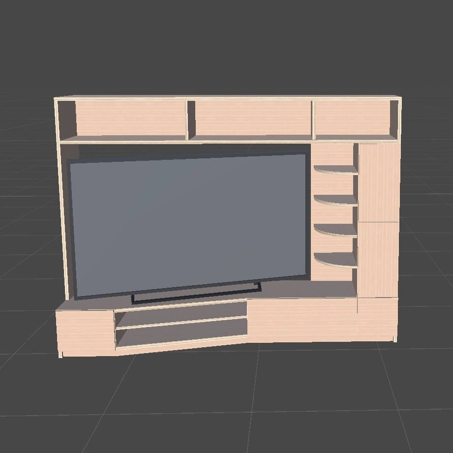 〔3Dモデル〕リビング家具セットB