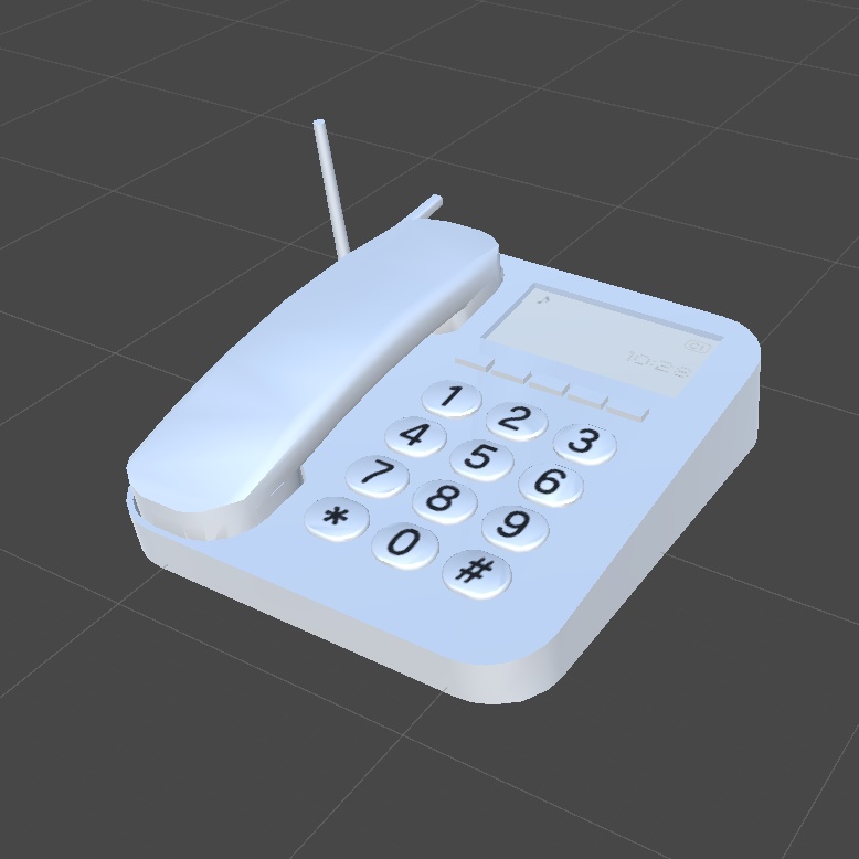 〔3Dモデル〕リビング家電セットA