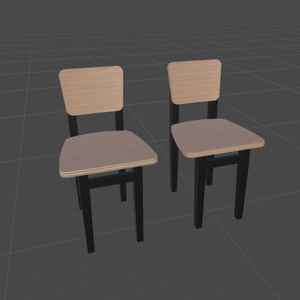 〔3Dモデル〕ダイニングテーブル&チェアセット(5タイプ計18種)