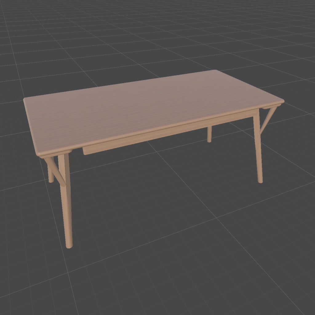 〔3Dモデル〕ダイニングテーブル&チェアセット(5タイプ計18種)