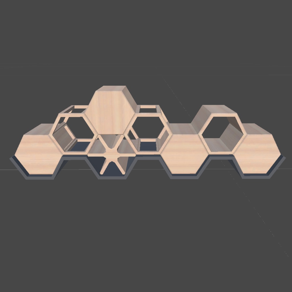 〔3Dモデル〕木製小物セット