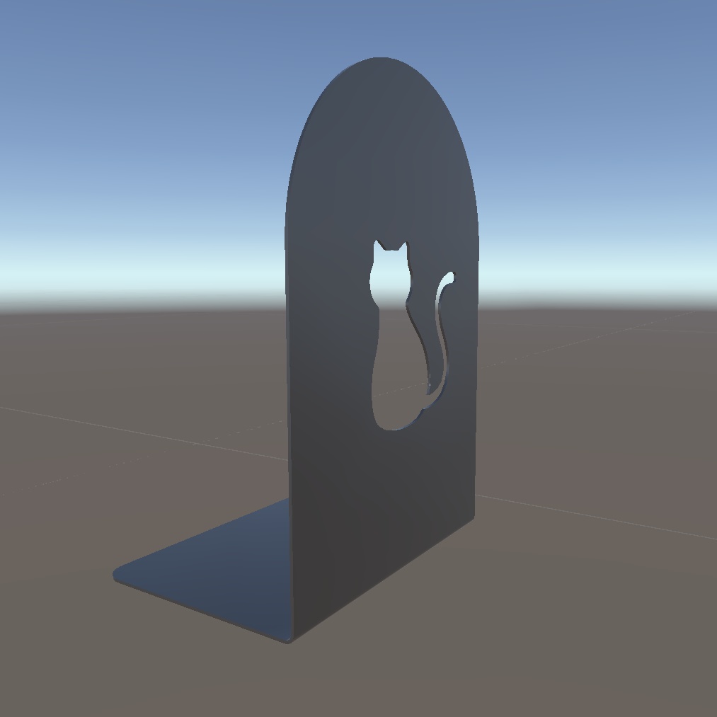 〔3Dモデル〕ブックエンド