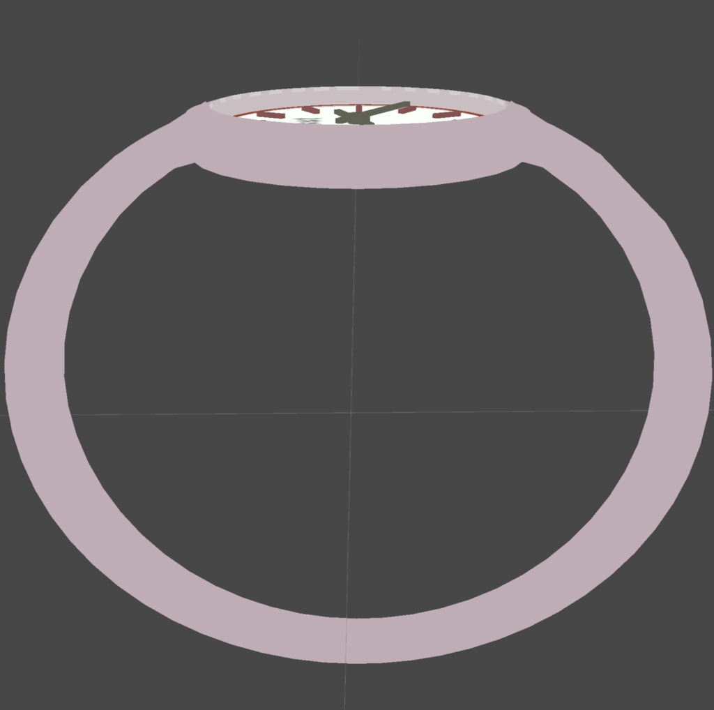 〔3Dモデル〕ブレスレット型時計