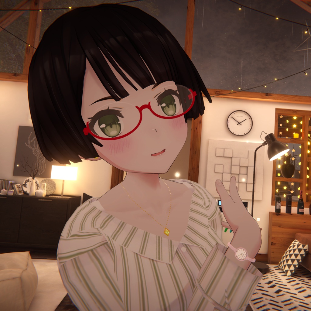 〔3Dモデル〕ブレスレット型時計