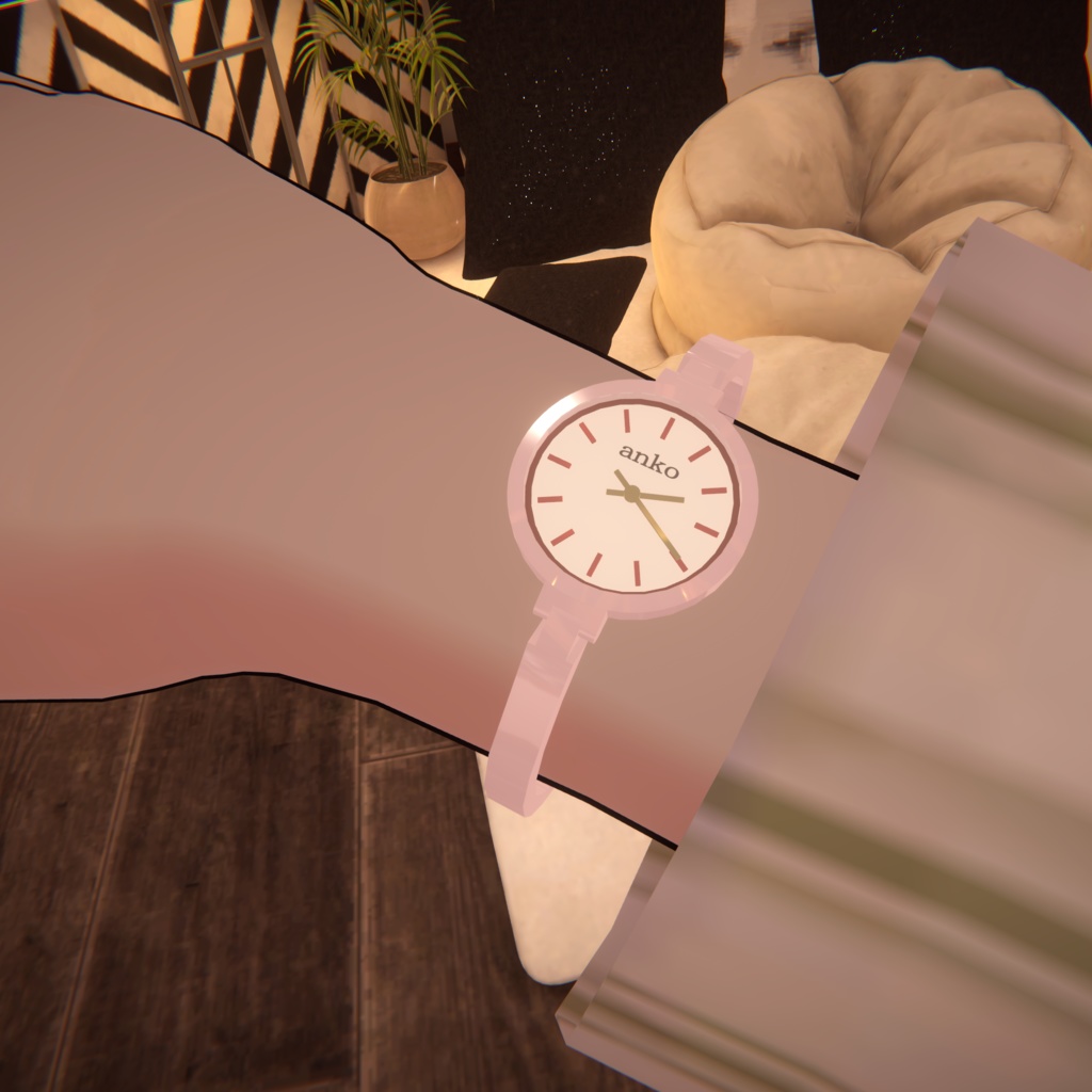 〔3Dモデル〕ブレスレット型時計