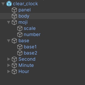 〔3Dモデル〕〔VRChat想定〕クリアクロック