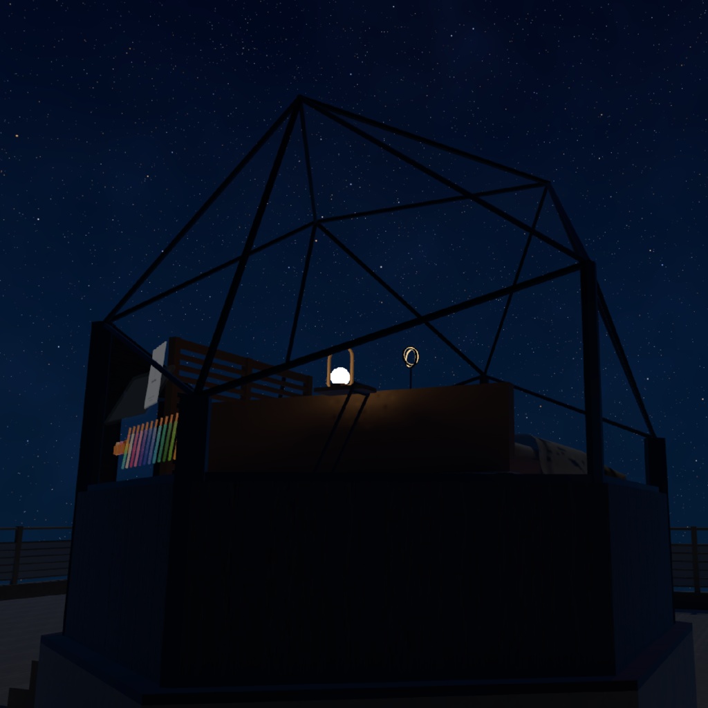 星を見る小さな部屋 - A Little Room for Star Gazing - (VRChat想定)