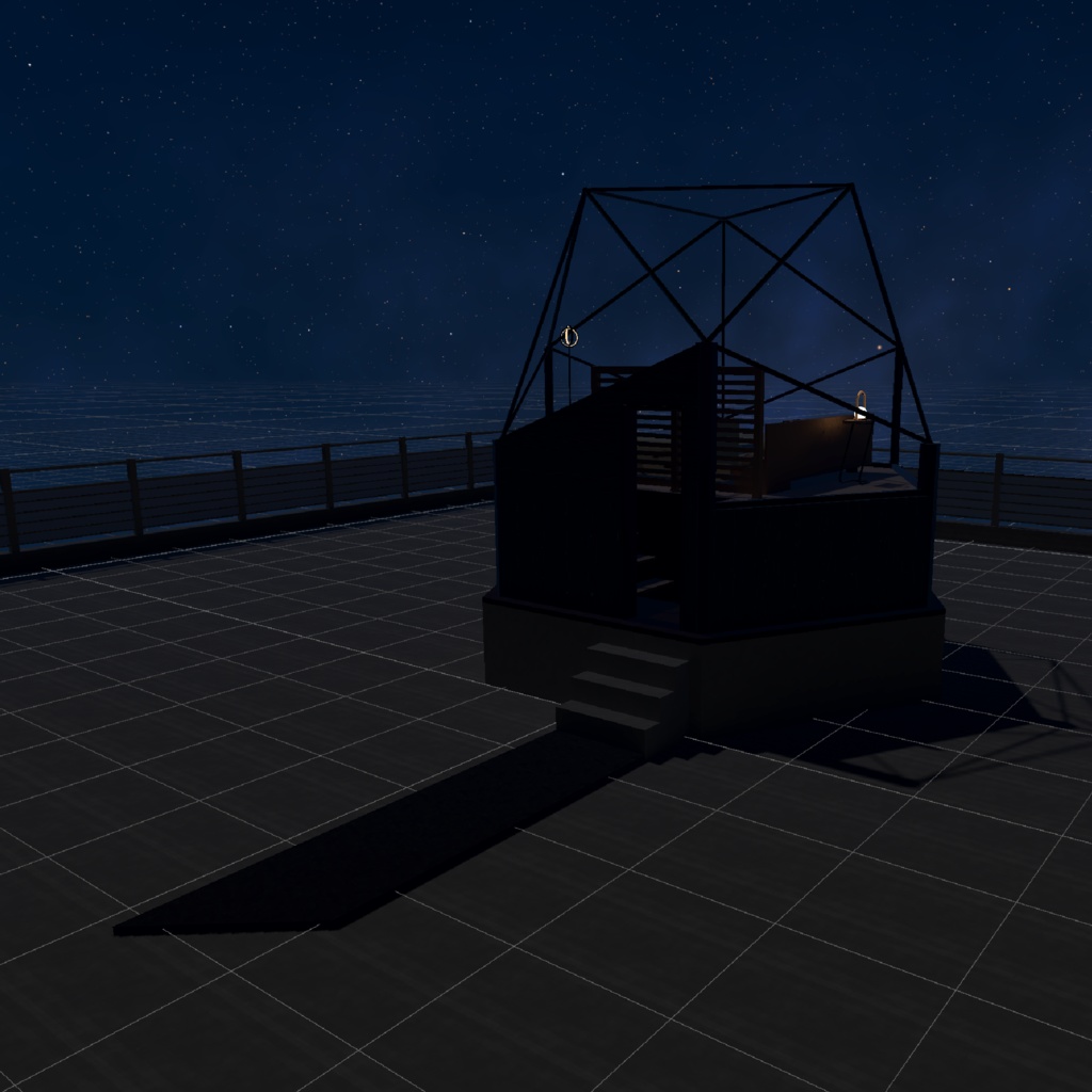 星を見る小さな部屋 - A Little Room for Star Gazing - (VRChat想定)