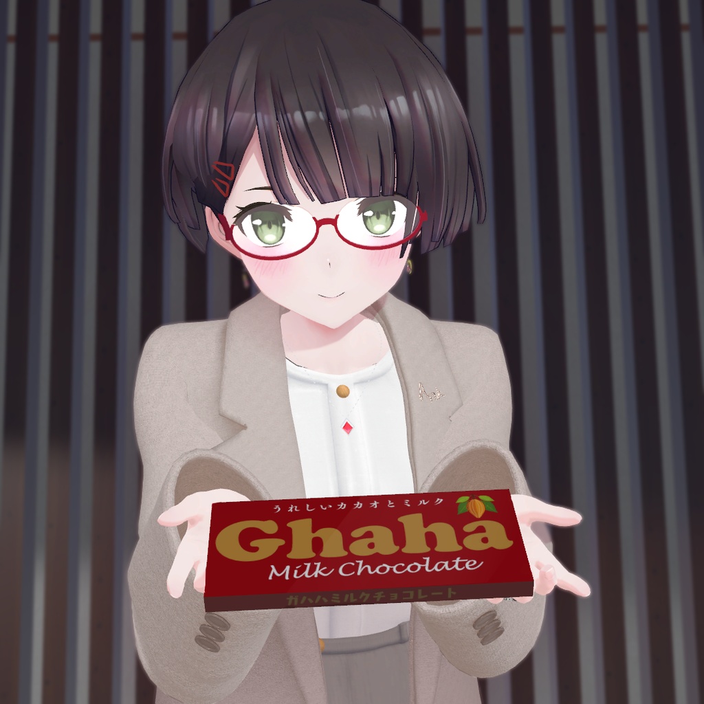 チョコレート 3Dモデル 5個セット 義理チョコ VRChatなどに