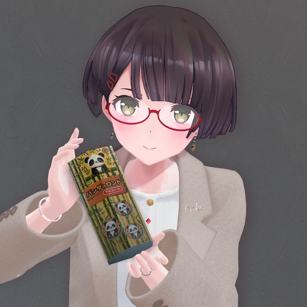 チョコレート 3Dモデル 5個セット 義理チョコ VRChatなどに