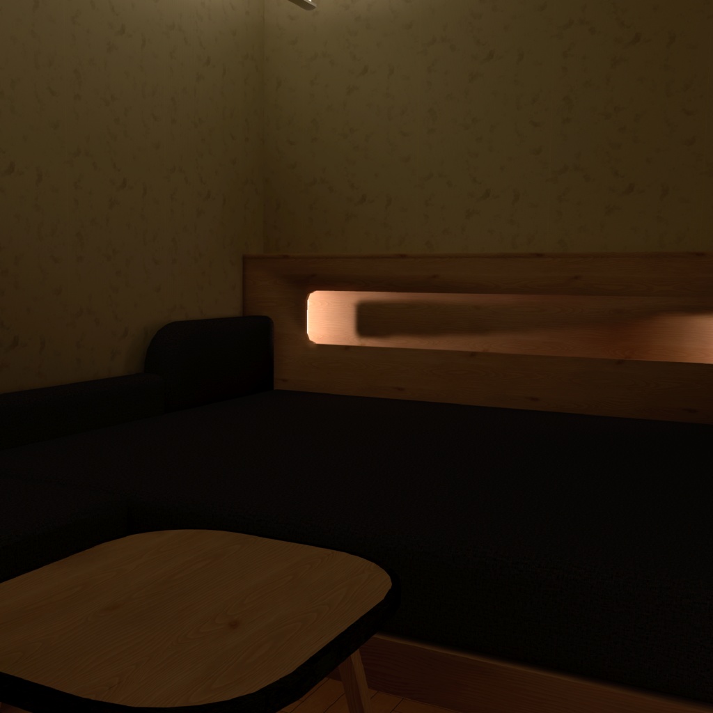 こもるところ。(ガレージオフィス型3Dモデル・VRChat想定)