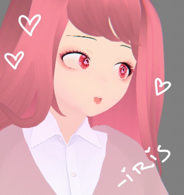 Pink Indie 3D VRM - urvtubergf - 2/3