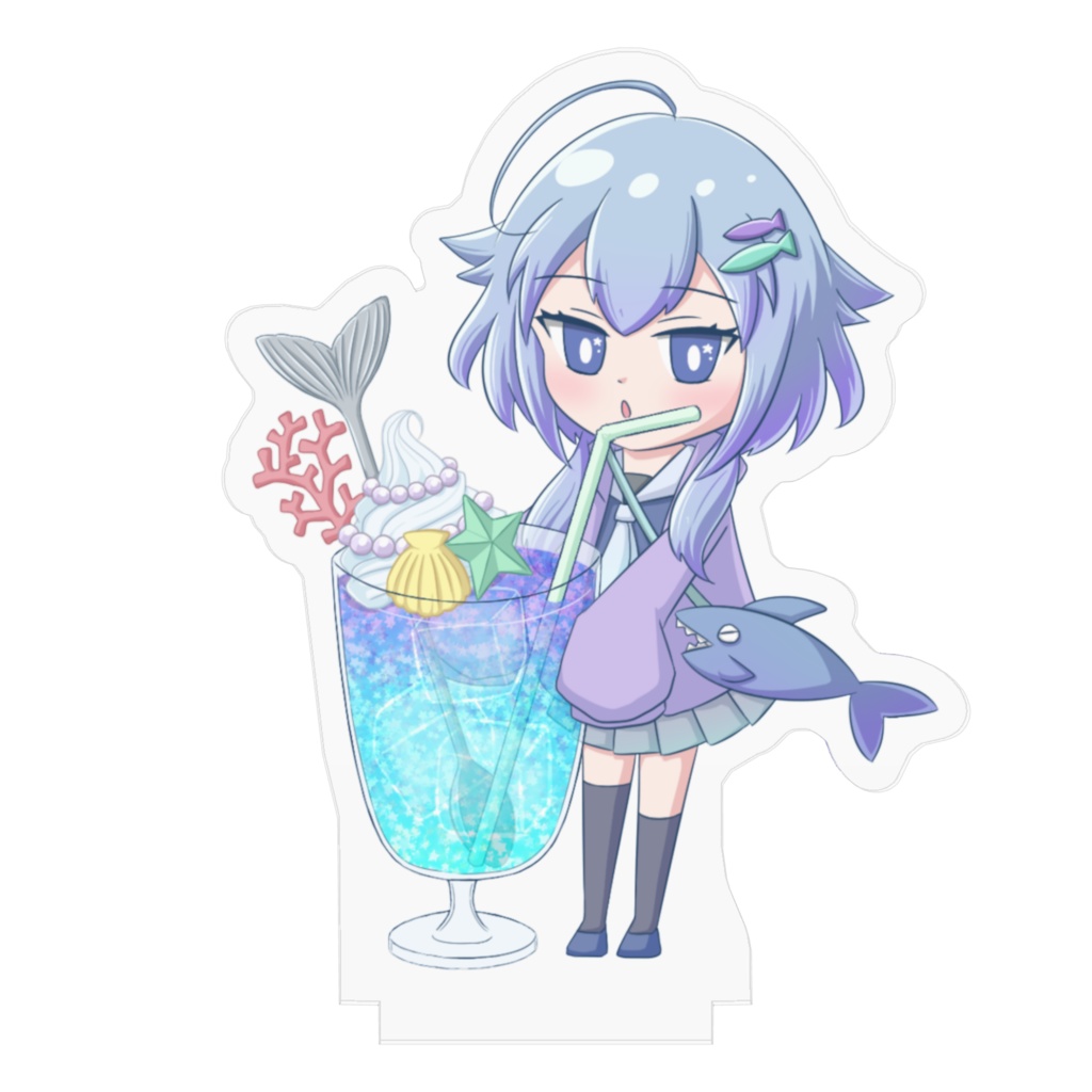 魚海すいの夏にぴったりアクリルスタンド