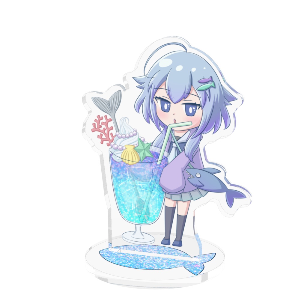 魚海すいの夏にぴったりアクリルスタンド