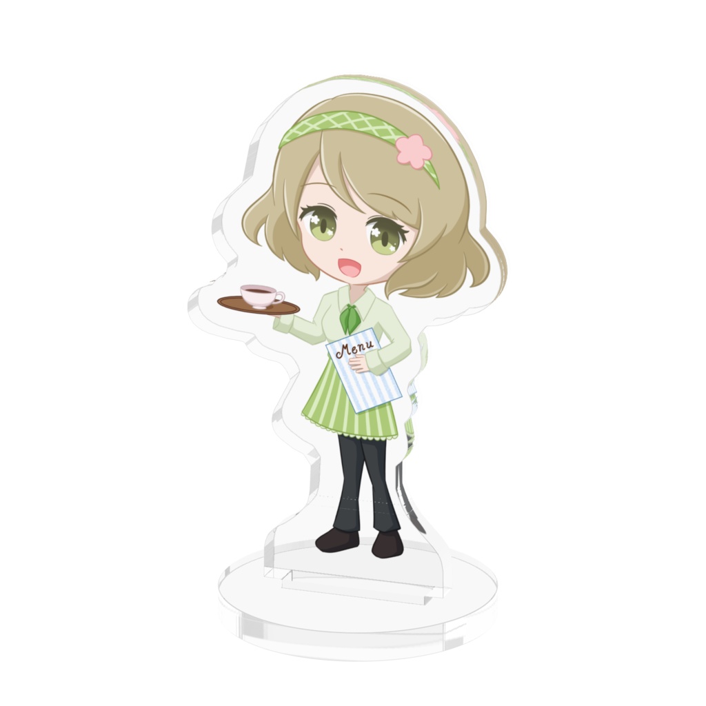 魚海すいとナオさんのコラボカフェアクリルスタンド