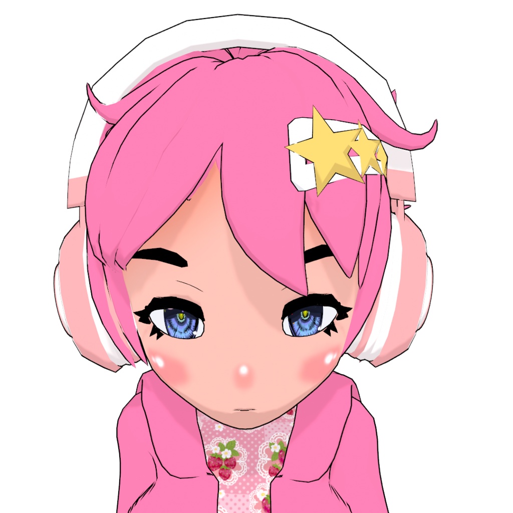 オリジナル3Dモデル「星空まな」