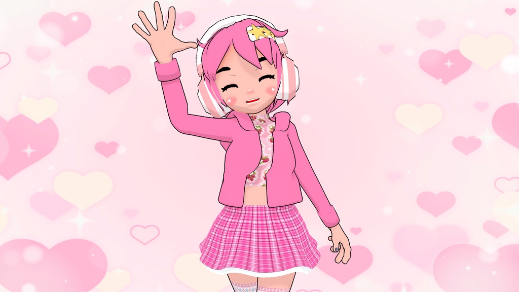 オリジナル3Dモデル「星空まな」