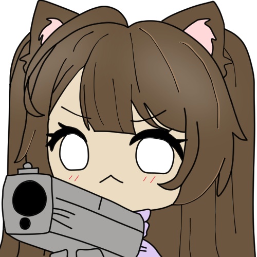 Cute Brunette Chibi Emote Pack