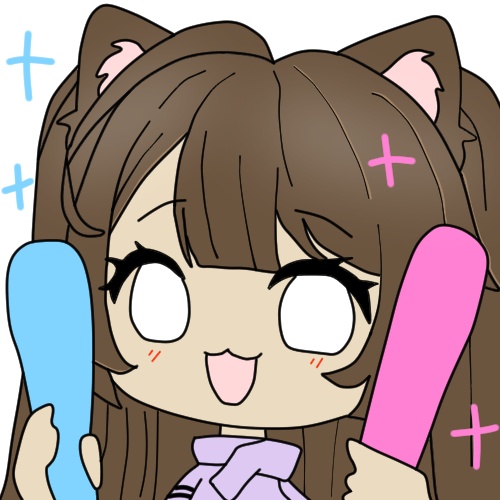 Cute Brunette Chibi Emote Pack