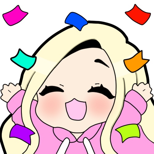 Cute Blonde Chibi Emote Pack